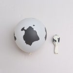 103pcs 농장 테마 풍선 화환 아치 슬레이트 블루 캐러멜 Ballon 샤워 생일 파티 세례 장식 용품 103pcs 기타 : 포근직구