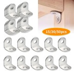 15/30/50pcs 코너 브래킷 L 자형 90도 직각 고정 코너 코드 패스너 가구 안정화에 사용 15pcs : 삼거리상회03