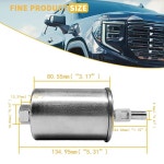 OXCANO 인라인 연료 필터 G8219 77052WS 33579 쉐보레 블레이저 GMC 이스즈 올드스모빌 1997-2005 트럭/승용차 주입 가솔린 엔진 PF... 