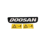 DX55 60 75 아이콘 스티커 S0001 굴삭기 웨이트 9C 88 후방 부품 카운터 DX55 : 노모라
