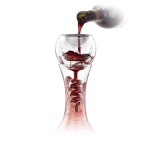 트위스터 에어레이터 디캔터 - 와인 산소 공급 시스템, 3상 에어레이션, 스테인리스 필터, 글로브 디자인, 어댑터 및 스탠드(WDA918) : 우최13