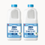 서울우유 더진한 플레인 요거트 스위트 가당 대용량 1.8L X 2개 그릭요거트 만들기 : 우유청년