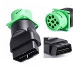 OBDII 어댑터 커넥터 J1939 플러그 액세서리 J1962 트럭 중장비 OBD2 16 Female : 노모라