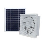 태양광환풍기 6인치 24V 20W 패널 흡입 팬 솔라벤트 배출 : 가라온몰1호