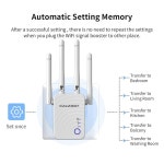 G1208 WiFi Extender, 1200Mbps WiFi 중계기 무선 신호 부스터, 이더넷 포트가 2.4GHz 5GHz 듀얼 밴드 WiFi Extender, 360도 : 우성상회