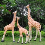 기린 모형 대형 동물 조형물 조각상 실외 전시용 A.중형앉은자세 : 쇼피딜라이트