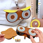 어르신 가죽공예키트 가죽 안경집 만들기 초급 쉬운 노인 학생수업재료 : 달콩 마트