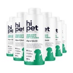 개와 고양이를 위한 하이펫 눈물 얼룩 제거제 및 귀 청소, 귀지 냄새 제거, 천연 포뮬러, 4.06 Fl Oz (6팩) Pack of : 링크트러스트커넥트