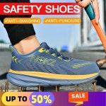 안전화 작업화 신발 작업 안전 남성 여성 운동화 경량 편안한 강철 야외 발편한 보호용 펑크 G9908 blue 37 : 탑킹글로벌