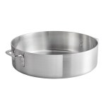 소로 - 35 qt. 무거운 알루미늄 화로 6mm 두께 리벳 손잡이가 있는 화로로, 소팅 시어링과 프라이팬 가정용 주방 레스토랑에 완벽합니다... 