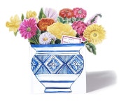 [리뷰 포인트 이벤트] 부케북 Happy Day 플라워북 꽃책 인테리어 소품 : ON THE DESK