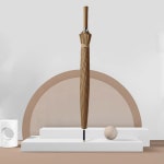 메이춘 대형 우산 24리브 강력 방풍 유리섬유 범버솔 긴 손잡이 수동 비즈니스 골프 범버 : 아이젠마켓