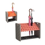 우산꽂이 오렌지/옥색(24구/36구) 우산보관함 선반대 장우산 물받이형 유치원 병원 식당 공공기관 스포츠센터 사우나 : 웰빙마트홈