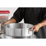 소로 - 40 qt. 무거운 알루미늄 화로 6mm 두께 리벳 손잡이가 있는 화로로, 소팅 시어링과 프라이팬 가정용 주방 레스토랑에 완벽합니다... 