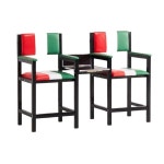 당구장의자 기원의자 당구장 홀덤의자 의자 당구대 인테리어 디자인 체어 블랙 : 남색구미