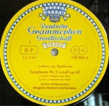 카라얀 - Karajan - Beethoven Symphonie Nr.5 LP [1966] [빅튤립] [독일반] [상] : 감성오디오 LPCD 스토어