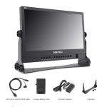 SEETEC ATEM156 IPS ATEM 15.6인치 감시 모니터 감독용 4X HDMI 입력 출력 250cdm² 비디오 촬영 모니터 : best selection
