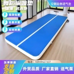 줄넘기 에어 매트 구르기 층간 체조 덤블링 쿠션 에어매트 블루 수입 스트링 2x1x0.2m : 메리얼샵3