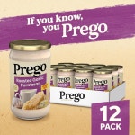 구운 마늘과 파마산 치즈를 곁들인 프레고 알프레도 소스, 22온스 병(12팩) : 에이유에이케이 상사