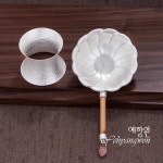 [다도 거름망] 예향원 은공예 공방 99.9 순은 화변 차거름망 E-10528 : 예향원