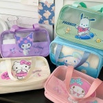 산리오 캐릭터 수영 가방 물놀이 비치백 투명 귀염 시나모롤 : 소네트샵