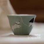 [다도 다기] 예향원 핸드메이드 파스텔 그린 스위트홈 찻잔 40ml C-5661 : 예향원