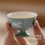 [다도 다기] 예향원 핸드메이드 파스텔 그린 스위트홈 찻잔 40ml C-5661 : 예향원