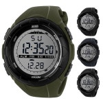 LED 백라이트가 있는 방수 야외 스포츠 손목시계, 남성용 스톱워치 알람 전자 시계, 학생 선물, 50m : 메이크비즈니스