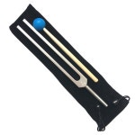 소리굽쇠9세트 홀더 포크 신성 치유에 포크로 조화롭게 9마리 그룹 영역 396Hz 명상 우드 악기 9마리 그룹 : 다     온