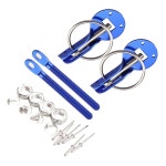 카레이싱 스포츠용 카세파 보닛 후드 핀 래치 키트, 알루미늄 합금 , 파란색 Blue : 픽셀렉트샵