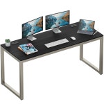 SHW 55인치 상업용 사무용 컴퓨터 책상, 에스프레소 Oak 48-Inch : 트레이드-온