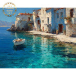 잼보석십자수 지중해의 고요한 아침 비즈 대형 : 기쁨선물상자