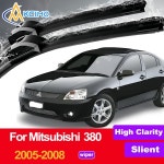미쓰비시 380 DB 2005-2008 용 2PCS 자동차 앞 유리 와이퍼 블레이드 액세서리 : 건포도푸딩