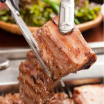 72시간 숙성 돼지 갈비 수제 양념 왕구이 캠핑 고기 요리 300g, 3개 : 한솔수육