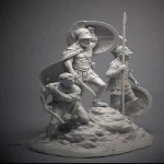 54mm 수지 모델 그림 GK, 조립되지 않은 도색되지 키트 116 : 진성글로벌로지스5