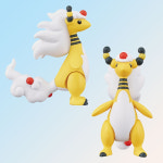 포켓몬스터 메가 전룡 피규어 포켓몬 캐릭터 몬콜레 굿즈 케이크 장식 장난감 : 새콤달콤토이