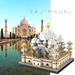 Taj Mahal 빌딩 및 건축 모델 세트 마이크로 미니 블록 어린이 성인용 장난감 선물 유명한 : 태성전자온라인