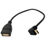 MTUERANC USB C to 어댑터, 타입 OTG 케이블, 금도금 3.1 남성 대 A 여성 어댑터 - 10인치(90도) : 물건너편