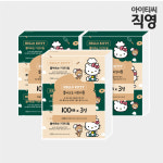 헬로키티 가든티타임 뽑아쓰는 키친타월톡톡(3개입) 100매, 3팩 : 아이티씨 본사직영