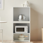 퍼니하우스 헤븐 1200 2단 렌지대 주방 전자렌지수납장 전자레인지 밥솥 선반 밥통장 : 퍼니 하우스