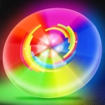 컬러풀 라이트 디스코 소울펑크 LED , 생일 키홀더 파티 점보 야광 1 싱글 세븐일레븐 공룡 스타일 : 채운상점