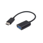 삼성 휴대폰 화웨이 맥랩용 USB-C 어댑터와 USB-A 여성 케이블 OTG 플러그 연결 : 물건너편