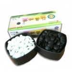 바둑알 정석 320알 20x7(20개입) 기원 오목 가정용 바둑수업용 입문용 : 지아이 모아샵