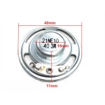 10 새로운 초박형 4C 4R LOUDSPESKER 직경 와트 스피커 40MM 방수 3W : 어마어마존