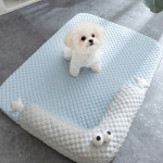 애견 강아지 고양이 동물 여름 쿨링 냉감 시원 방석 : 그노상회