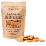 [1+1] 포틀랜드 그레인프리 앤 글루텐프리 베이컨 도그 비스켓 142g 강아지 쿠키 간식 : 훌라퍼피