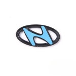 자동차 스타일링 ABS 스티어링 휠 센터 스티커, 현대 투싼 싼타페 소나타 액센트 엘란트라 엠블럼 배지 데칼 액세서리 : 트웨니코퍼레이션