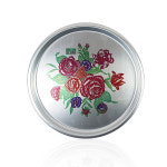 양은 원형 쟁반 오봉 레트로 양은쟁반 (소소/23cm) : 개똥마미