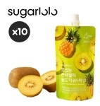 New 10+1 진짜 맛있는 곤약 젤리 슈가로로 4종 혼합세트 딸기 키위 복숭아 자두등 : 당골