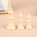 65/75/95MM 중세 체스 세트 킹 체스 높은 95mm 75mm 65mm 체스판 없음 32 조각 게임 75MM : 세모숲